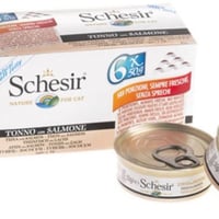 شيزير معلبات متعددة تونا مع سمك السلمون في الجيلي...