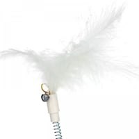 لعبة مسار الريشة مع أجراس للقطط