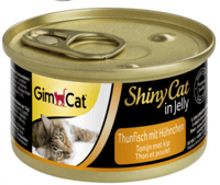 جيم كات شايني كات تونة مع دجاج في جيلي 70جم