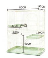قفص للقطط من طابقين
