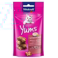 فيتاكرافت مكافات للقطط بنكهة الكبد والسجق 40g