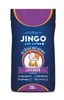 رمل قطط جينغو 20 لتر برائحة الافندر