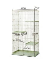 قفص للقطط من 3 طوابق