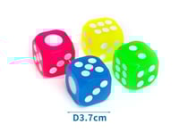 لعبة عدد 1 حجم كبير للقطط نرد مع نور LED