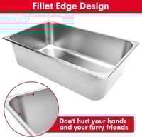 صندوق فضلات من الفولاذ المقاوم للصدأ, سطح أملس غير...