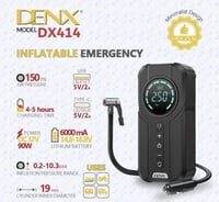 DENX شاحن متنقل مزود بمنفاخ هواء واشتراك