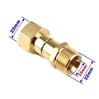 تحويلة مسدس 360 درجة نحاس