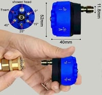 وصلة مسدس متعددة مع رأس متحرك