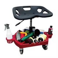 اوتو برايت تكرسي تلميع احمر مطور حامل اغراض