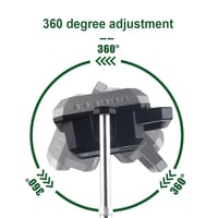 كشاف ليد لونين بقاعدة يعمل ببطارية قابلة للشحن