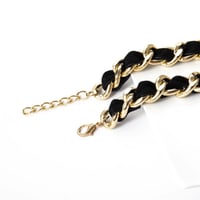 سلسال للنساء جنزير سلسلة لون ذهبي شكل 3