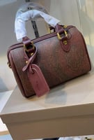 شنطة ايترو فخمة لون برغندي