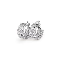 حلق فان كليف فضي بيرليه كلوفر