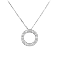 سلسال الحب مطلي بالذهب مرصع باحجار الراين النمساوي...