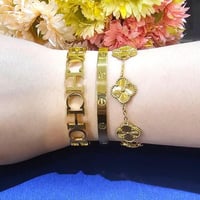 مجموعة اساور "اناقة راقية" 3 اساور فخمه جدا