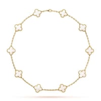 سلسال فان كليف 10 وردات ابيض