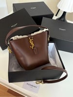 شنطة سان لوران بني