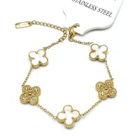 اسوارة كليف وجهين وجه زيركون و وجه ابيض