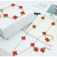 طقم فان كليف احمر 4 قطع