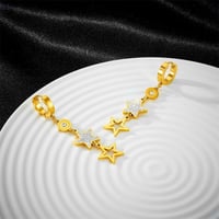 أقراط نسائية مطلية بالذهب عالية الجودة مرصعة بحجر...