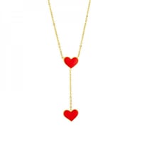 قلادة نسائية مطلية بالذهب عالية الجودة مع تعليقات...