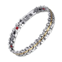 سوار الطاقة الطبي للنساء بحجر الجرمانيوم وحجر المغ...