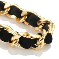 سلسال للنساء جنزير سلسلة لون ذهبي شكل 3