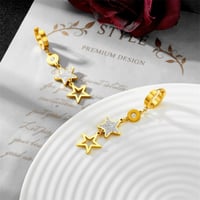 أقراط نسائية مطلية بالذهب عالية الجودة مرصعة بحجر...