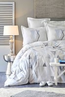 طقم مفارش مزدوج كينج Arles لون أزرق