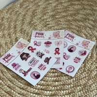 ملصقات للجوال للتوعية من سرطان الثدي