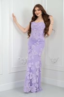 فستان رقي البنفسج
