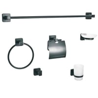 طقم اكسسوار رمادي مطفي