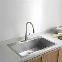 مجلى مطبخ مودرن مع فتحة خلاط