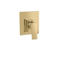 وجه خلاط شطاف مربع ذهبي مطفي - صيني