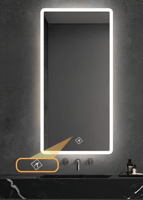 مرايا فاخرة اضاءة LED ثلاث الوان - مقاسات متعددة