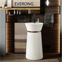 مغسلة عمودية مودرن ابيض