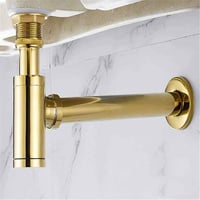 هراب مغسلة ذهبي جداري دائري مودرن