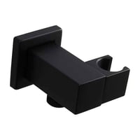 حامل دش اسود مع مخرج للماء