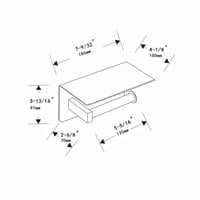 وراقه مناديل رول استيل بيدمكس - الوان متعددة