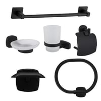 طقم اكسسوار اسود مطفي الماني - LOUTS