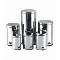 سلة نفايات بدواسة ستانلس ستيل - FLORET