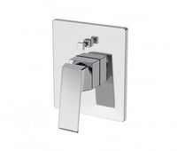 وجه خلاط مربع دش خطين برونزو كروم