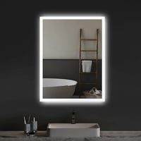 مرايا اطار ليد فاخرة ثلاث الوان مقاست متعددة