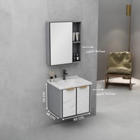 مغسلة ديكور بتصميم مودرن المنيوم مقاسات متعددة