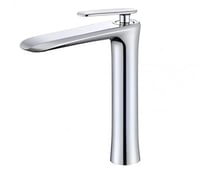 خلاط مغسلة طويل كروم من برونزو