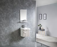 مغسلة خشبية بليوود لون خشبي فاتح مقاس 43سم - موديل...