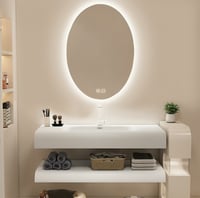 مغسلة فاخرة مودرن اكريليك لون ابيض - مقاسات متعددة