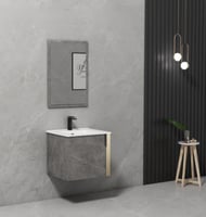 مغسلة بلايوود بتصميم مودرن مع مرايا مقاس 50