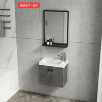 مغسلة خشبية بليوود لون رمادي مرخم مقاس 50سم - مودي...