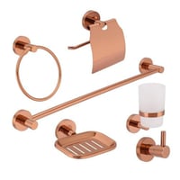 طقم اكسسوار روز جولد ايطالي - NORICA